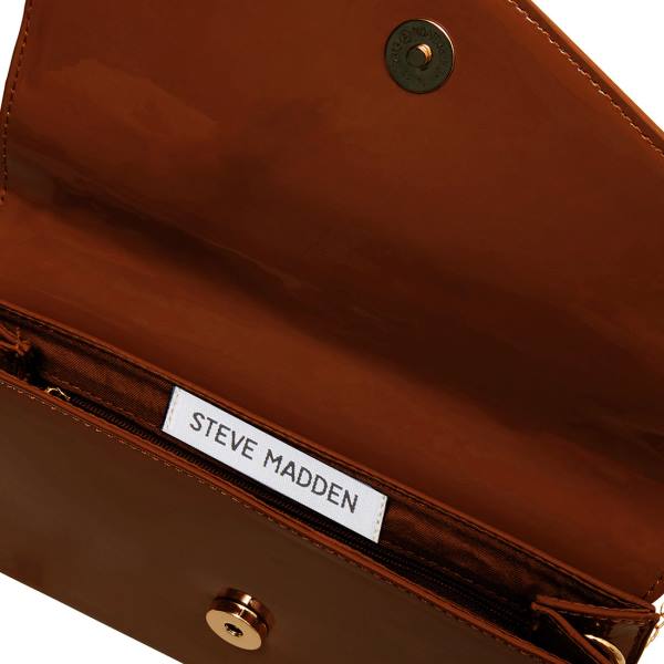 Geanta De Umar Dama Steve Madden Bworldly Cognac Maro Inchis | SM-951PQ