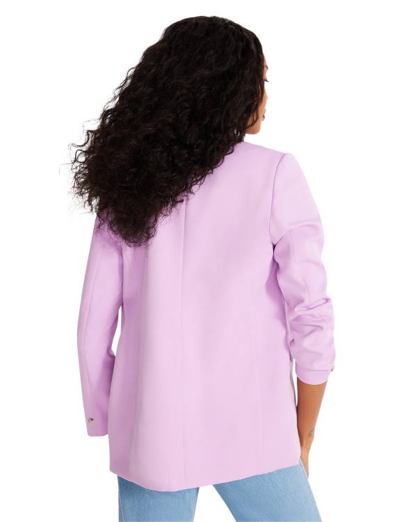 Jacheta Dama Steve Madden Boyfriend Blazer Violet | SM-659RU