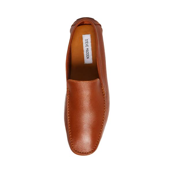 Loafers Barbati Steve Madden Bergamo Tan Piele Maro | SM-314VG