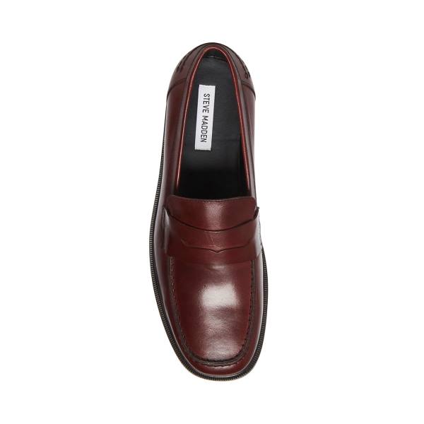 Loafers Barbati Steve Madden Brookline Burgundy Visinii | SM-352UY