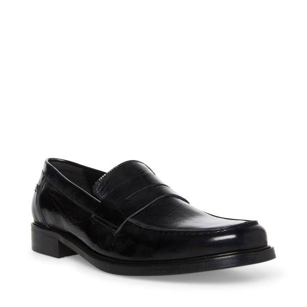 Loafers Barbati Steve Madden Brookline Lacuita Negrii | SM-529OS