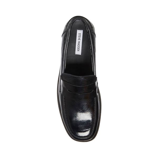 Loafers Barbati Steve Madden Brookline Lacuita Negrii | SM-529OS