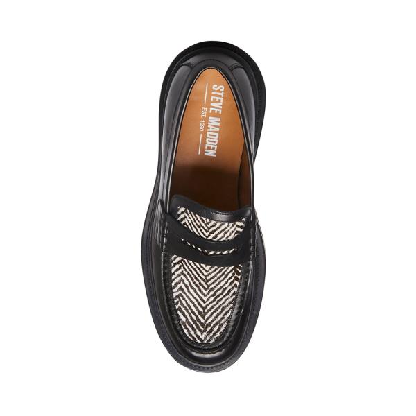 Loafers Barbati Steve Madden Charles Tweed Negrii | SM-748UC