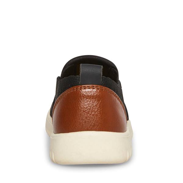 Loafers Copii Steve Madden Bport Negrii | SM-546QP