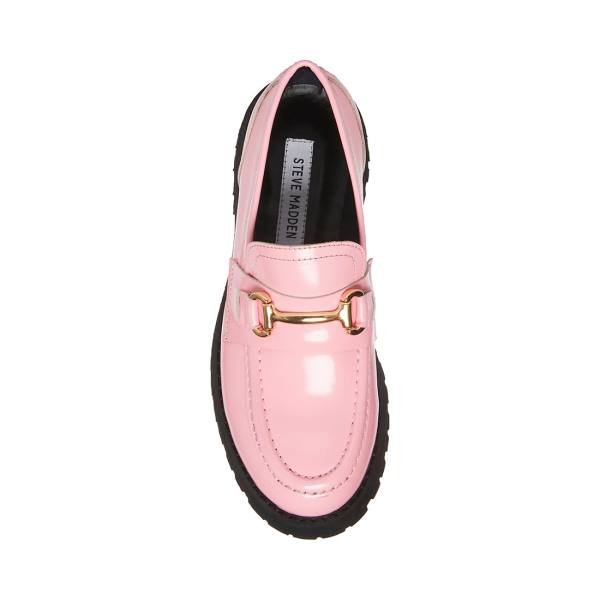 Loafers Dama Steve Madden Lando Piele Roz | SM-614EU