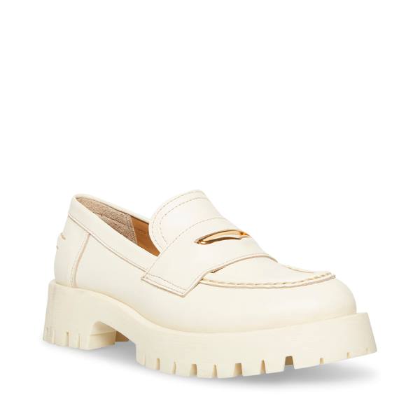 Loafers Dama Steve Madden Lawrence Bone Piele Bej | SM-804FK