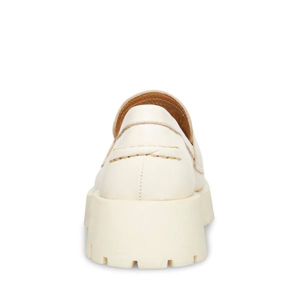 Loafers Dama Steve Madden Lawrence Bone Piele Bej | SM-804FK