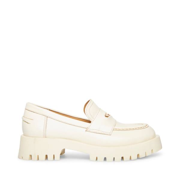 Loafers Dama Steve Madden Lawrence Bone Piele Bej | SM-804FK