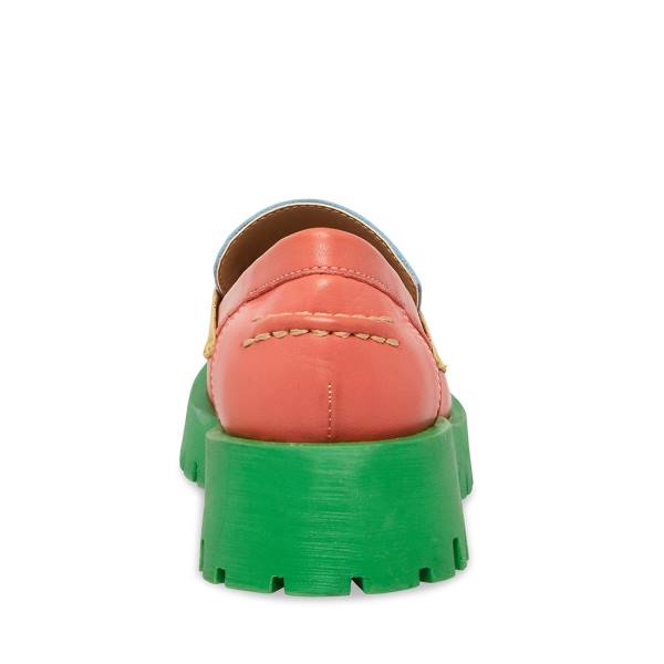 Loafers Dama Steve Madden Lawrence Bright Colorati Deschis | SM-031OX