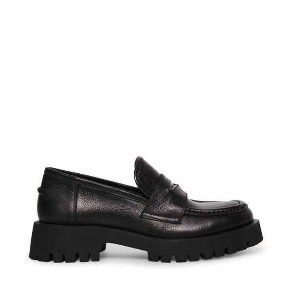 Loafers Dama Steve Madden Lawrence Piele Negrii | SM-601MB