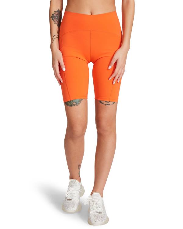 Pantaloni Dama Steve Madden Active Bike Scurte Portocalii | SM-074JB