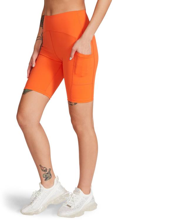 Pantaloni Dama Steve Madden Active Bike Scurte Portocalii | SM-074JB