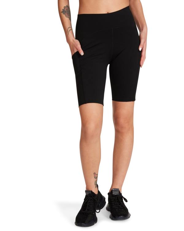 Pantaloni Dama Steve Madden Active Bike Scurte Negrii | SM-308OU