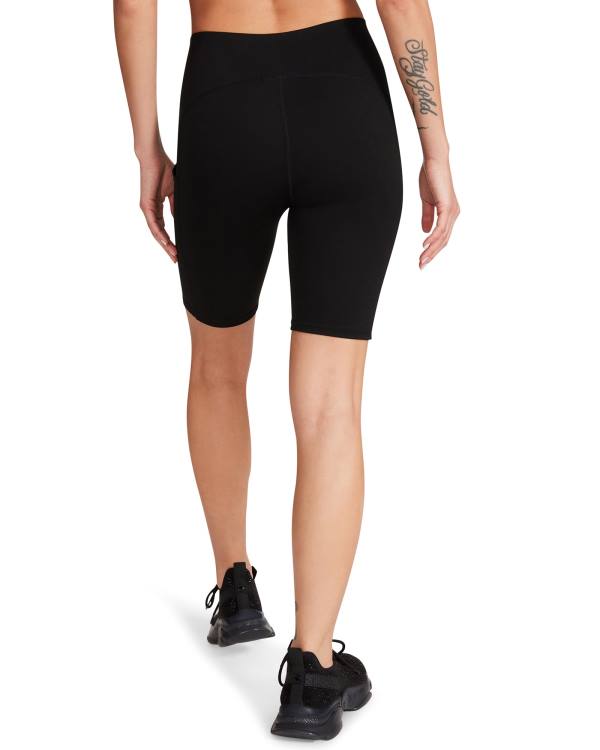 Pantaloni Dama Steve Madden Active Bike Scurte Negrii | SM-308OU