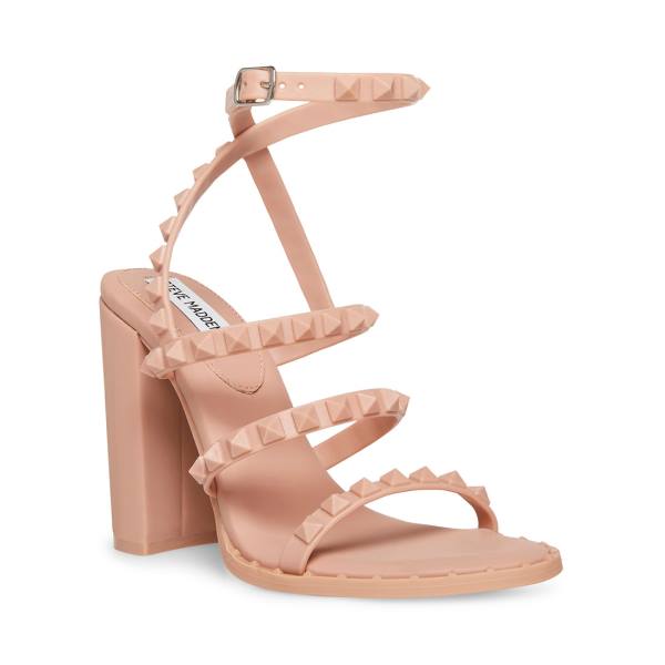 Pantofi Cu Toc Dama Steve Madden Cellini Blush Heel Roz | SM-712OY