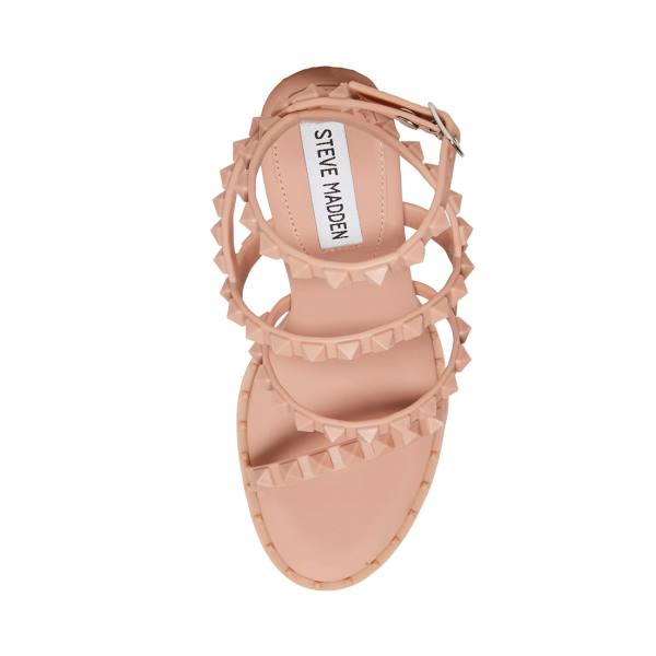 Pantofi Cu Toc Dama Steve Madden Cellini Blush Heel Roz | SM-712OY