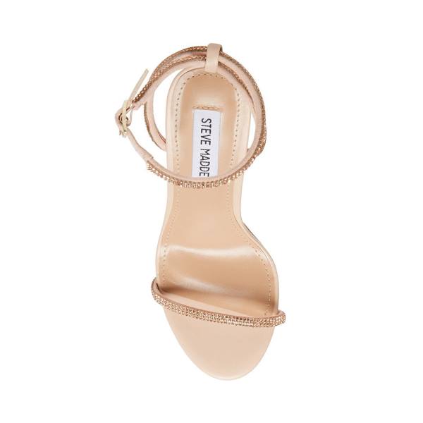 Pantofi Cu Toc Dama Steve Madden Festive Blush Heel Roz | SM-578JX