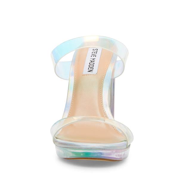 Pantofi Cu Toc Dama Steve Madden Glassify Heel Rainbow | SM-321UY