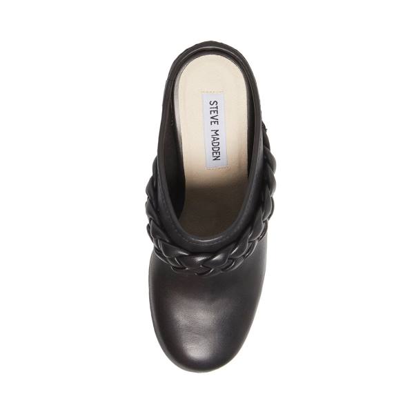 Pantofi Cu Toc Dama Steve Madden Highland Piele Heel Negrii | SM-279HP