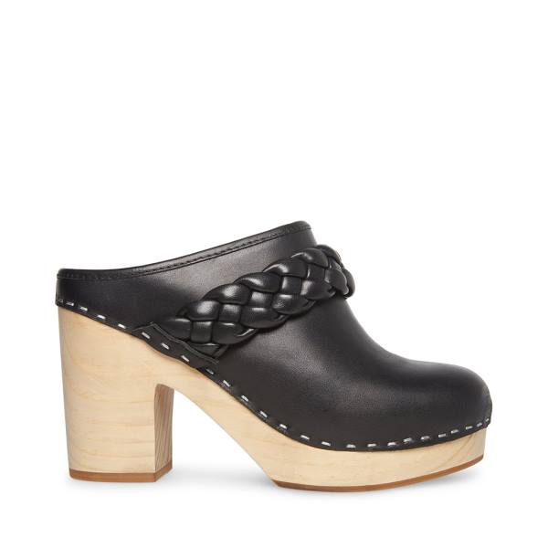 Pantofi Cu Toc Dama Steve Madden Highland Piele Heel Negrii | SM-279HP