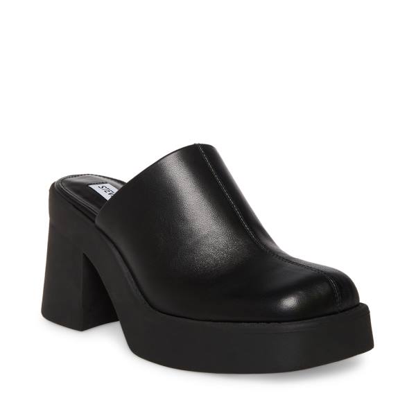 Pantofi Cu Toc Dama Steve Madden Kam Piele Heel Negrii | SM-786RU