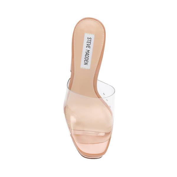 Pantofi Cu Toc Dama Steve Madden Lavanya Heel Clear | SM-368PI