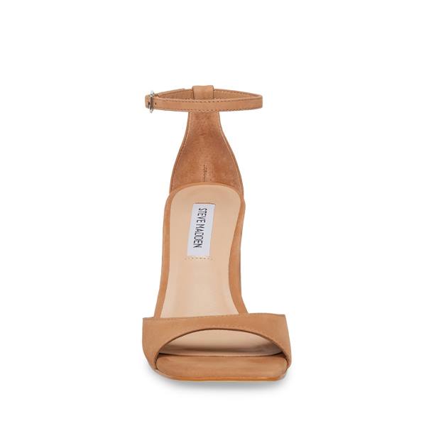 Pantofi Cu Toc Dama Steve Madden Margot Camel Nubuck Heel Maro | SM-620BF