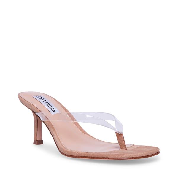 Pantofi Cu Toc Dama Steve Madden Melrose Heel Clear | SM-315LY