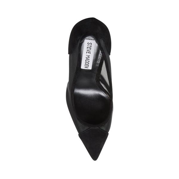 Pantofi Cu Toc Dama Steve Madden Mesha Heel Negrii Colorati | SM-497SO