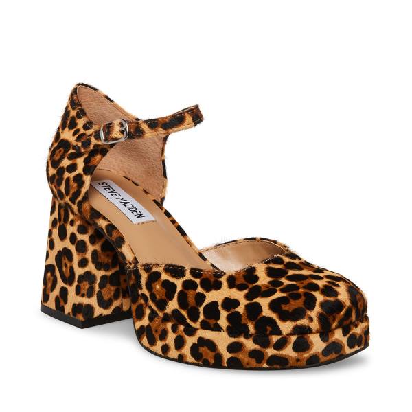 Pantofi Cu Toc Dama Steve Madden Mimi-l Leopard Heel Leopard | SM-962LP