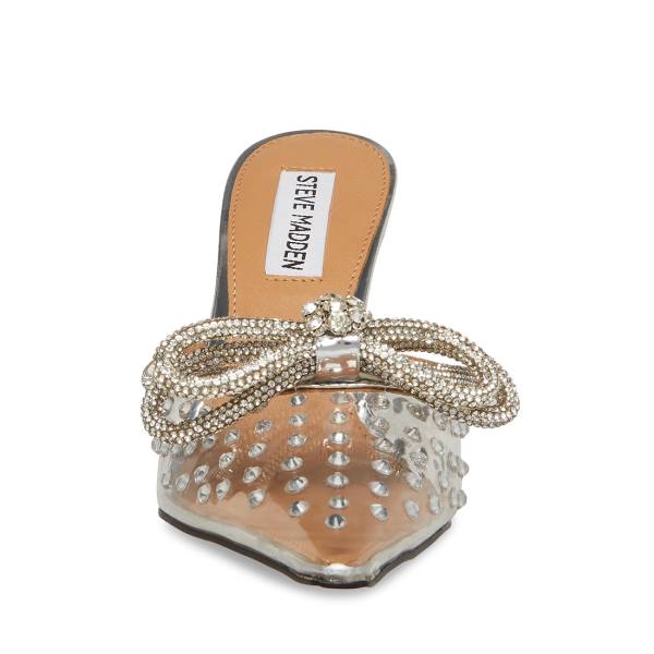 Pantofi Cu Toc Dama Steve Madden Renae Heel Clear | SM-673UT