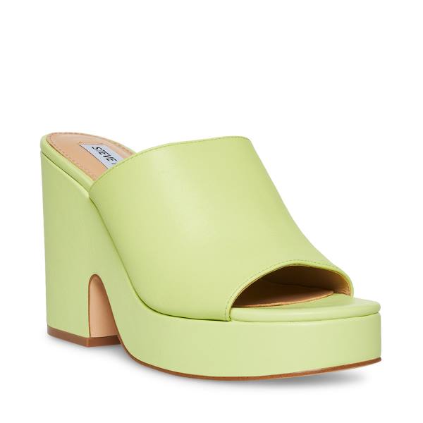 Pantofi Cu Toc Dama Steve Madden Sally Lime Heel Verzi Deschis | SM-127XL