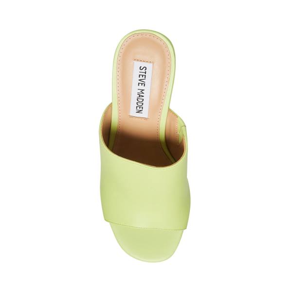 Pantofi Cu Toc Dama Steve Madden Sally Lime Heel Verzi Deschis | SM-127XL