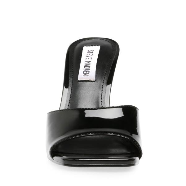 Pantofi Cu Toc Dama Steve Madden Signal Lacuita Heel Negrii | SM-985PA