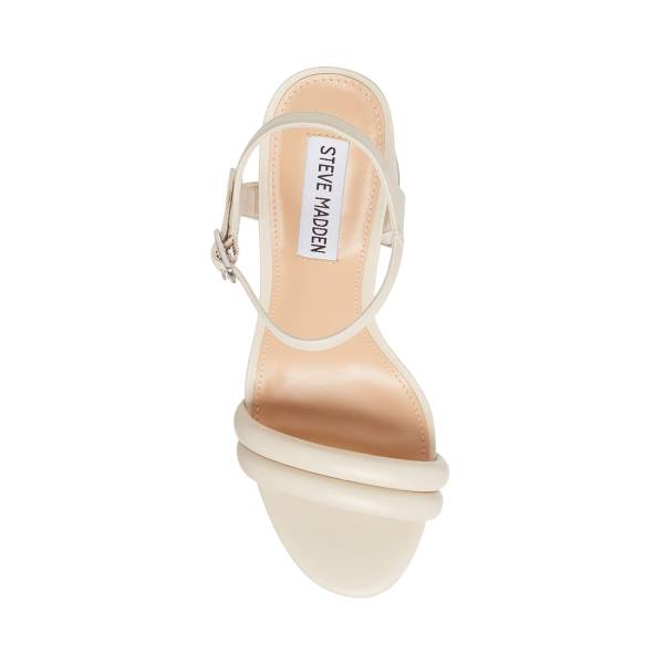 Pantofi Cu Toc Dama Steve Madden Tille Bone Heel Bej | SM-635IN