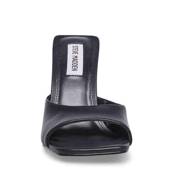 Pantofi Cu Toc Dama Steve Madden Twists Piele Heel Negrii | SM-538IS