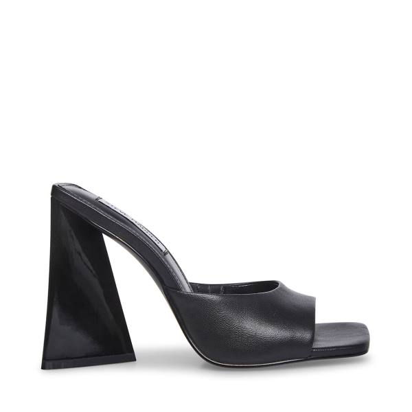 Pantofi Cu Toc Dama Steve Madden Twists Piele Heel Negrii | SM-538IS