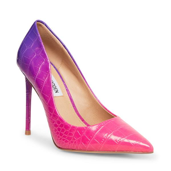 Pantofi Cu Toc Dama Steve Madden Vala Heel Violet Colorati | SM-128MH