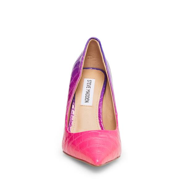 Pantofi Cu Toc Dama Steve Madden Vala Heel Violet Colorati | SM-128MH