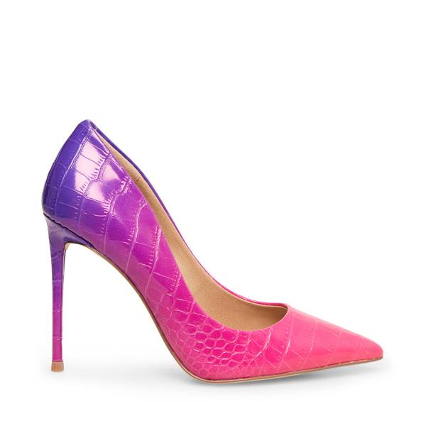 Pantofi Cu Toc Dama Steve Madden Vala Heel Violet Colorati | SM-128MH