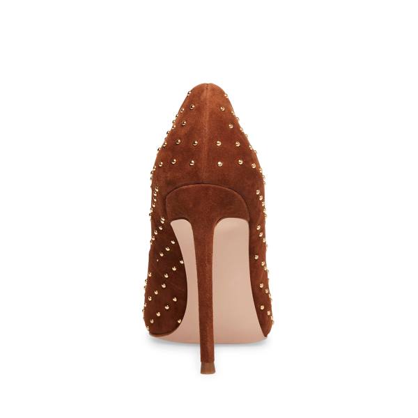 Pantofi Cu Toc Dama Steve Madden Valarie Cognac Heel Maro | SM-472DJ