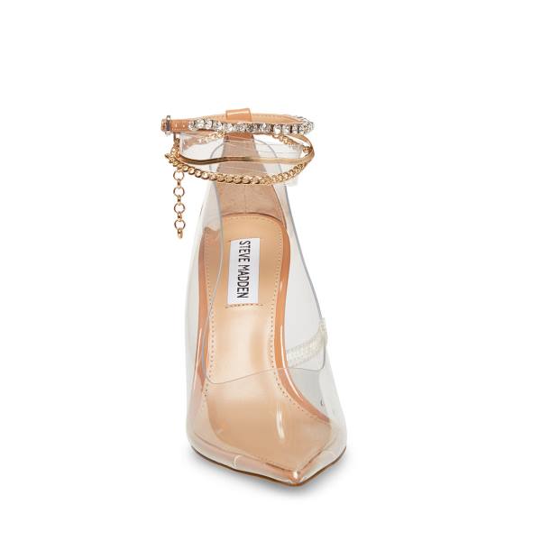 Pantofi Cu Toc Dama Steve Madden Veranda Tan Heel Maro Colorati | SM-278EQ