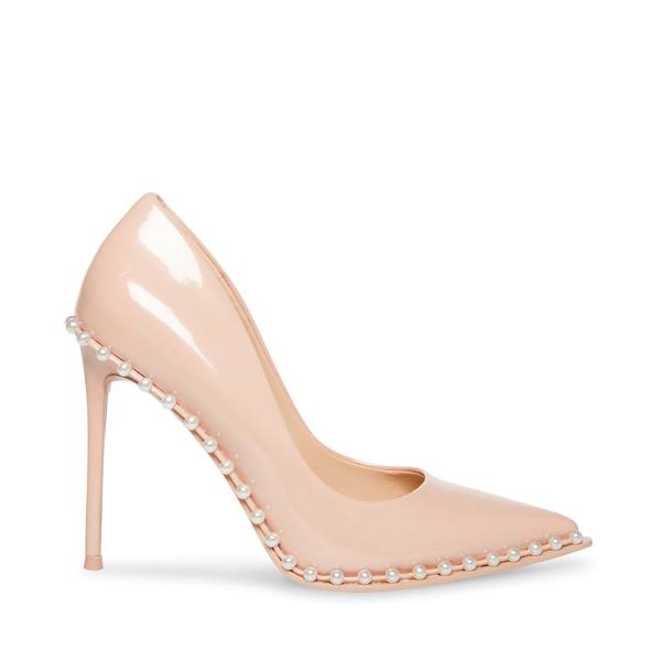 Pantofi Cu Toc Dama Steve Madden Vyper-p Blush Lacuita Heel Roz | SM-301IG