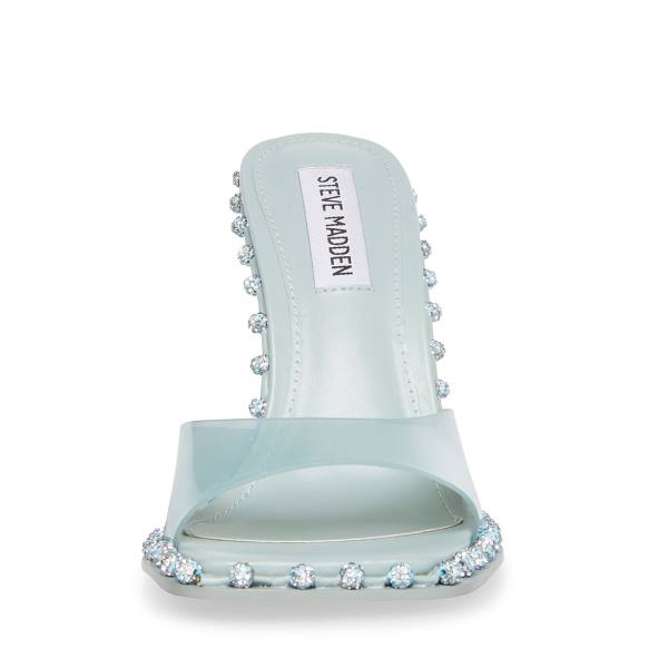 Pantofi Cu Toc Dama Steve Madden Zabrina Mint Heel Verde Menta Verzi | SM-573FI