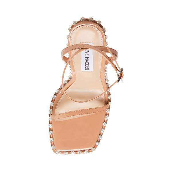 Pantofi Cu Toc Dama Steve Madden Zelle Camel Heel Maro Colorati | SM-809BP