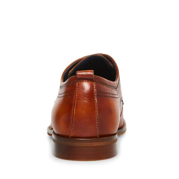 Pantofi Rochie Barbati Steve Madden Doak Cognac Piele Maro | SM-468GL