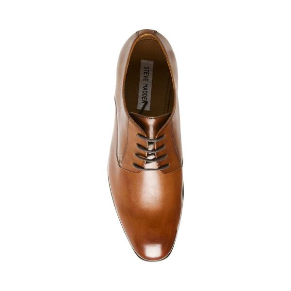 Pantofi Rochie Barbati Steve Madden Prey Tan Piele Maro | SM-401PN