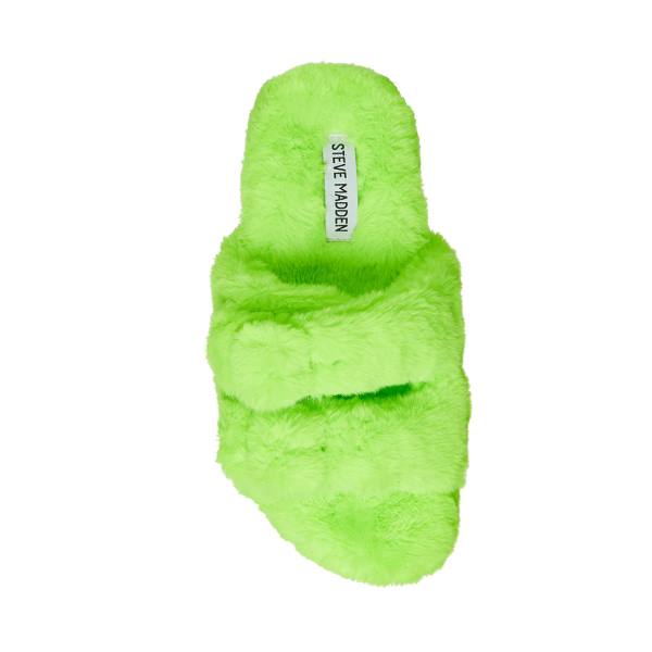 Papuci Dama Steve Madden Staycation Lime Verzi Deschis | SM-802FH