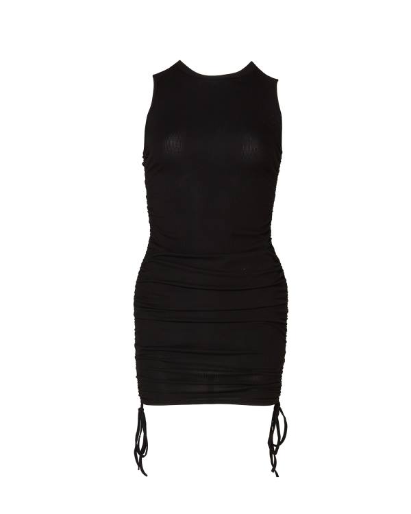 Rochie Dama Steve Madden Fara Maneci Mini Negrii | SM-783BY