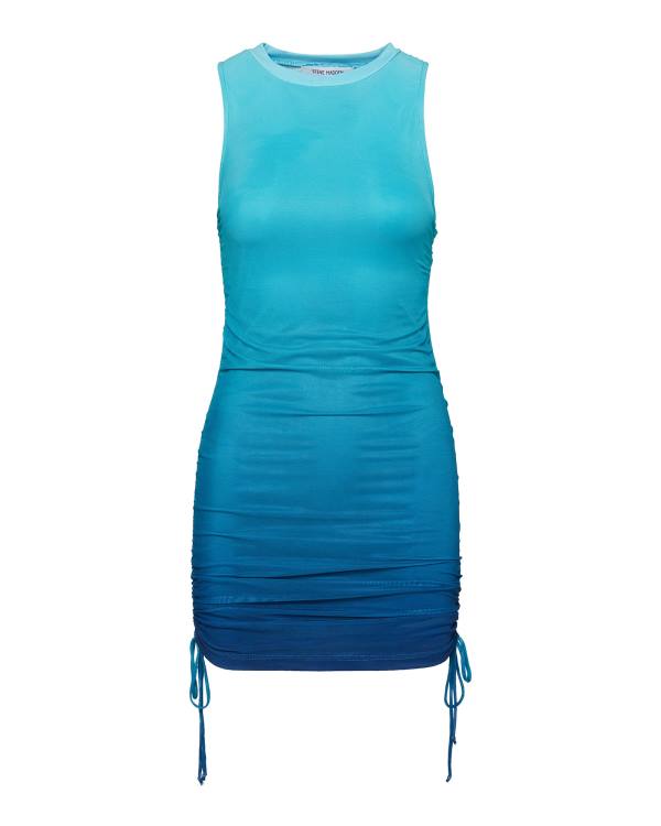 Rochie Dama Steve Madden Ombre Fara Maneci Mini Albastri Colorati | SM-130VQ